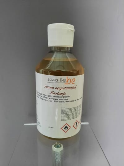opgiet sauna kastanje - sauna geuren - sauna opgiet - opgietmiddel sauna 250 ml kastanje