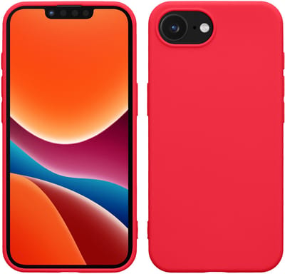 kwmobile telefoonhoesje geschikt voor Apple iPhone 17e / iPhone 16e - Hoesje voor smartphone - Back cover in neon roze
