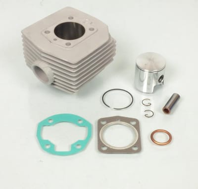 Cylindre piston alu air Ø46mm Polini W 6T pour mobylette MBK 51 AV10 134.0300