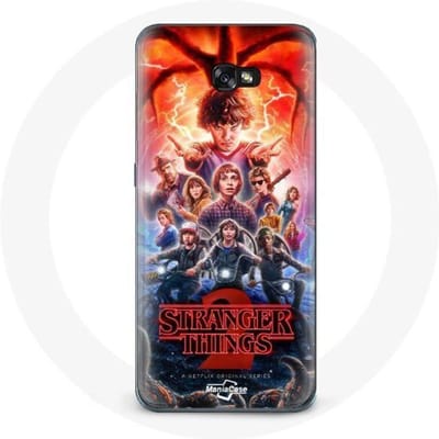 Hoesje voor Samsung Galaxy A3 2017 Stranger Things Poster Seizoen 2