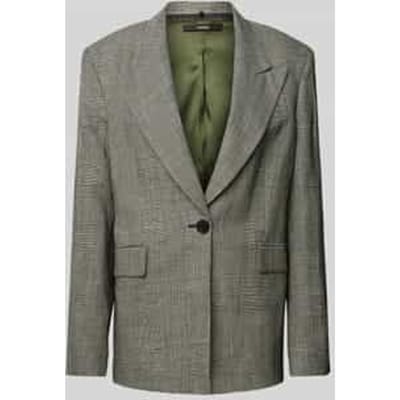 Blazer van een mix van viscose en linnen