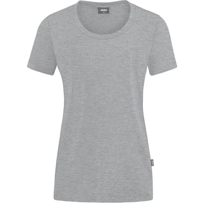 Jako Organic Stretch-T-Shirt Dames - Lichtgrijs Gemeleerd | Maat: 34