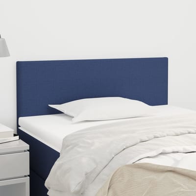 vidaXL - Hoofdbord - 80x5x78/88 - cm - stof - blauw