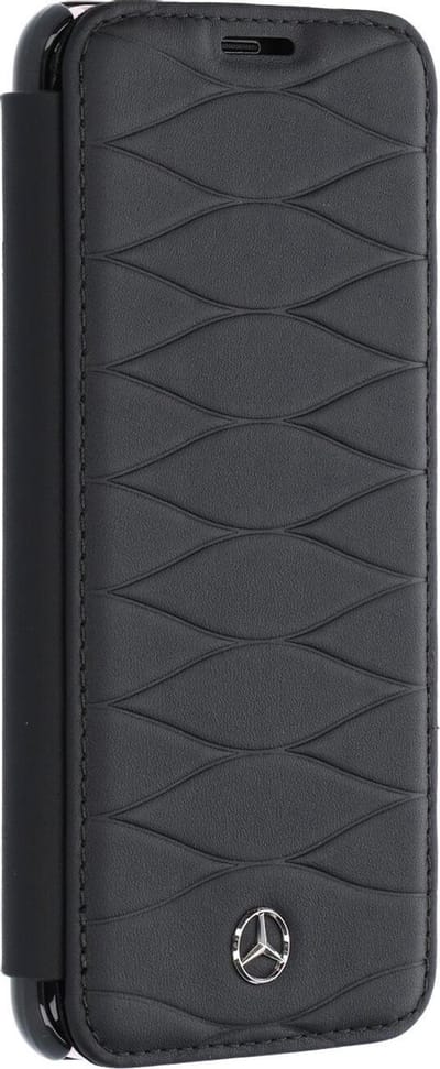 Mercedes-Benz Zwart hoesje Galaxy S8 - Book Case - Classic - Leer - Modern
