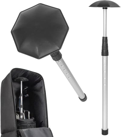 Unyqoos® Premium Golf Reistas Steunstangen Met Verstelbare Telescopische Aluminium Bescherming Voor Clubs