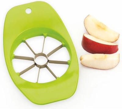 Appelsnijder - RVS - Appelboor - Fruitmes - 8 Partjes - Groen of Geel