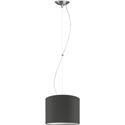 Moderne hanglamp Bling - antraciet - verlichtingspendel Deluxe inclusief lampenkap 25/25/19cm - pendel lengte 100 cm - geschikt voor E27 LED lamp - Pendellamp geschikt voor woonkamer, slaapkamer, keuken