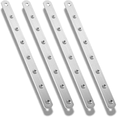 Houten Verbinder Hoekbeugels - 4 Stuks Stevige Verbindingsplaten voor Meubels en Deuren