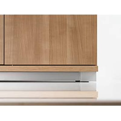 Schäfer Shop Genius Stalen sokkel TETRIS WOOD, teruggebracht, voor roldeurkasten B 1000 mm