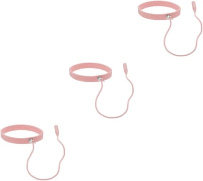 Pincethouder Polsband - Wimper Pincet Houder - Wimperverlenging Aanbrengen - Compact Draagbaar Ontwerp - 3 Stuks - Roze