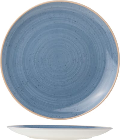 COSY&TRENDY - TERRA BLUE PLAT BORD D27CM - SET VAN 6