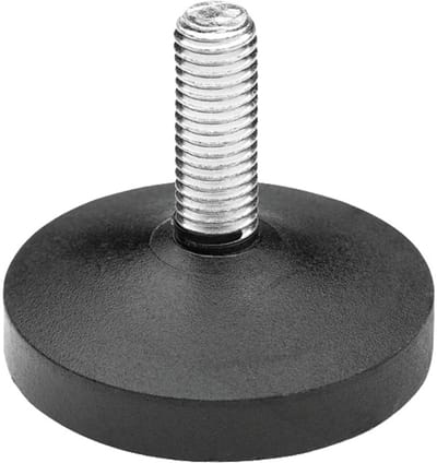 verstelbare poot met schroefdraad - m10 x 52 mm - stelpoten 4 stuks - stelvoeten - meubelpoten