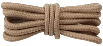 Ronde schoenveters taupe -dikte 5 MM- 120cm- Outdoor/ sport schoenen veters
