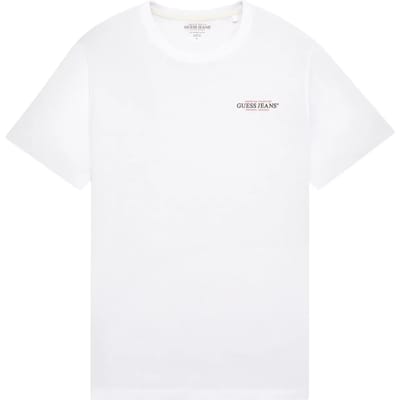 Guess Jeans Gj Cn Slim American Tr T-shirt Met Korte Mouwen Wit S Man