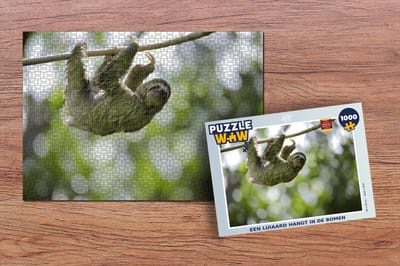 Puzzel Een luiaard hangt in de bomen - Legpuzzel - Puzzel 1000 stukjes volwassenen