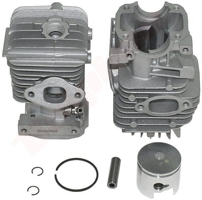 Cilinder met zuiger passend op Chinese kettingzaag 34mm 25cc SH