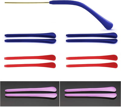 6 Paar Antislip Siliconen Brilpoten Hoezen - Universele Vervangende Accessoires voor Metalen Dunne Brillen