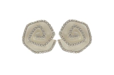 Behave - Dames Oorknoppen met Glas Steentjes - Nikkelvrij - Trendy