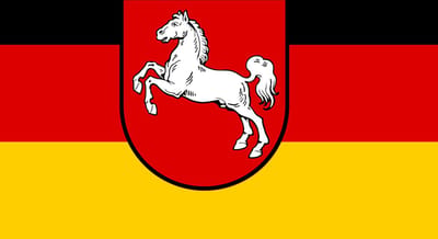 Vlag Nedersaksen 100x150cm