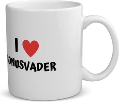 Akyol - i love bonusvader koffiemok - theemok - Vader - de liefste bonusvader - vader cadeautjes - vaderdag - verjaardag - geschenk - kado - 350 ML inhoud