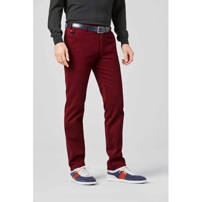 Meyer Broek Bonn Super-Stretch Luxury Heavy Twill Organic Cotton Donker Rood / male