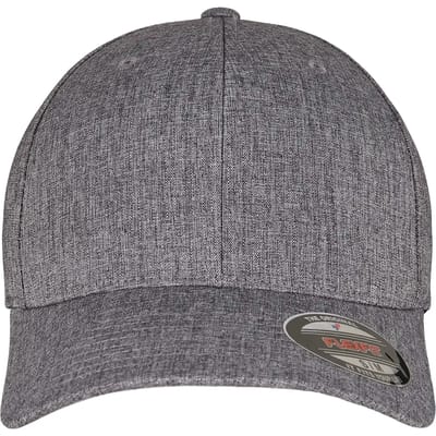 Urban Classics - HEATHERLIGHT Flexfit pet - S/M - Grijs