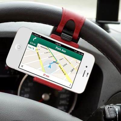 Peachy Stuurhouder telefoon auto universele houder geschikt voor iPhone GPS Smartphone