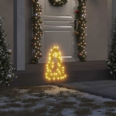 vidaXL - Kerstverlichting - kerstboom - 3 - st - met - grondpinnen - 50 - LED's - 30 - cm