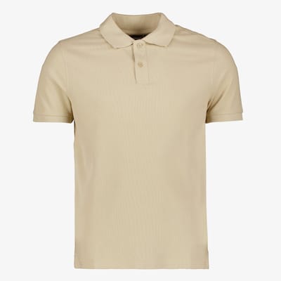 Unsigned heren polo beige - Maat S