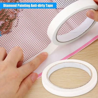 diamond painting sticker strip ter voorkoming van vuil aan de randen makelijk te verwijderen tape
