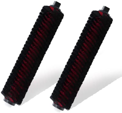 Dailygoods- Reinigingsborstel 2 Stuks - Zelfreinigende Hoofdborstel - Compatibel met Roborock S8/S7 - 500 tpm - Zachte Wasbare Borstelharen - Hoge Dichtheid - Stofzuigerborstel
