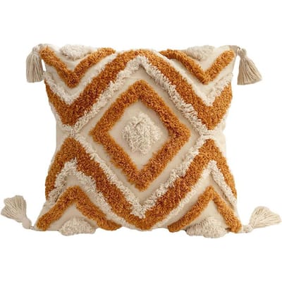 NU KOPEN Boheemse Pluizige Stekel Knuffelkussenhoes Vintage Pastorale Woonkamer Bank Kussenhoes Huis Slaapkamer Kussenhoes Decoratie 45x45cm