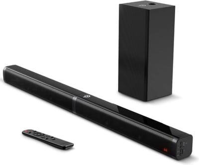Happyment® Soundbars voor TV & PC - Bioscoop ervaring - Subwoofer - Bluetooth - 3D stereo surround sound USB - 100W