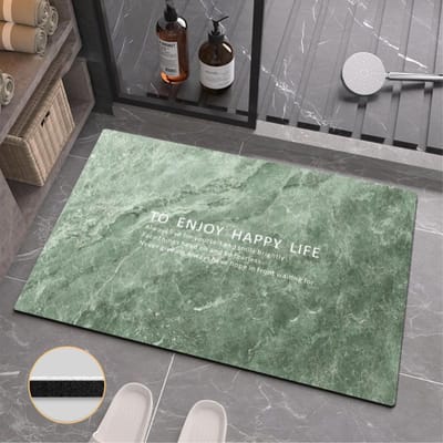 Nordische Marmer Diatomeeënaarde Mat Toilet Toilet Sneldrogend Vocht absorberend Voetmat Huis Badkamer Antislip Mat Y23169YY-40 * 60Cm