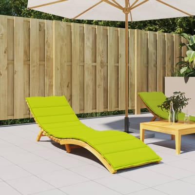 vidaXL - Ligbedkussen - 200x60x3 - cm - oxford - stof - heldergroen