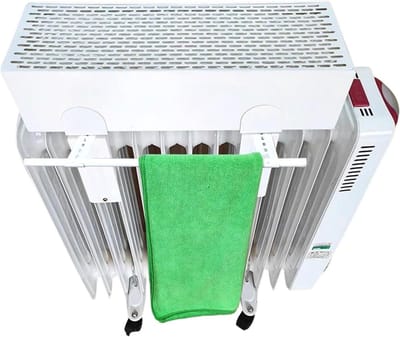 Olie Radiator Luchtbevochtiger - Aluminium Bevochtiger - Droge Lucht Bestrijden - Honingraatfilter Ontwerp - 80 cm - Aluminium
