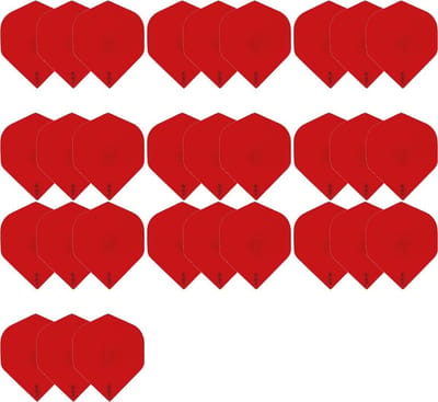 10 Sets (30 stuks) zeer stevige R4X - dart flights - Rood - darts flights
