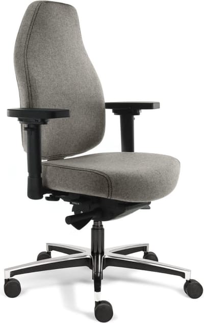 Sit And Move Therapod X Standaard - Lichtgrijs Wolvilt - Bureaustoel