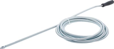 Ontstoppingsveer 5 meter met handgreep | 20 mm kopmaat | 10 mm spiraaldiameter