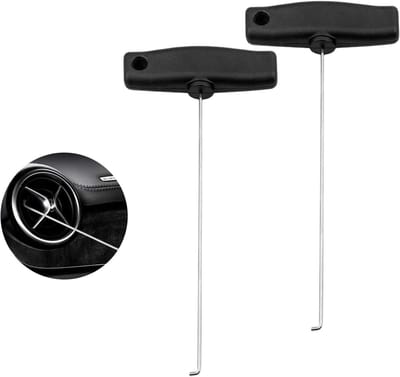 Demontagehaken Set - Auto Gereedschap - Dashboard Reparatie - Roestvrij Staal - 2 Stuks - Zilver