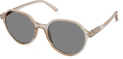 Vista Bonita ARTI – Zonneleesbril UV400 – Sterkte +0.50 – Kleur Soft Skin – Unisex model - Licht montuur – Fijne pasvorm – Flexveren - Inclusief etui en doekje