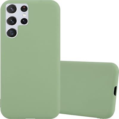 Cadorabo Hoesje geschikt voor Samsung Galaxy S22 ULTRA in CANDY PASTEL GROEN - Beschermhoes gemaakt van flexibel TPU silicone Case Cover