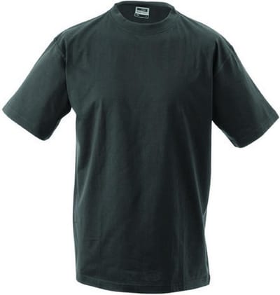 James and Nicholson Unisex Zware Ronde Tee (Grafiet)