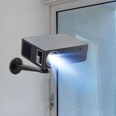 Projector Beugel - Projectorhouder Muurbeugel - Thuisbioscoop Creëren - Verstelbare Lengte - 16-20 cm - Zwart