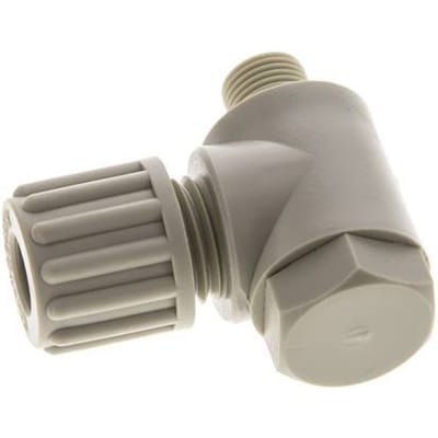 8x6mm & G1/8'' PP L-Vorm Knelfitting Buitendraad Banjo Bout 10bar
