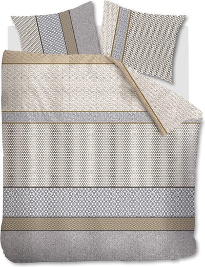 Beddinghouse Maren - Dekbedovertrek - Lits-jumeaux - 240 x 200/220 cm - Zand
