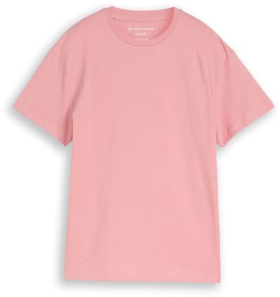 Tom Tailor - Oversized T-shirt met print - Maat 152 - blush rose