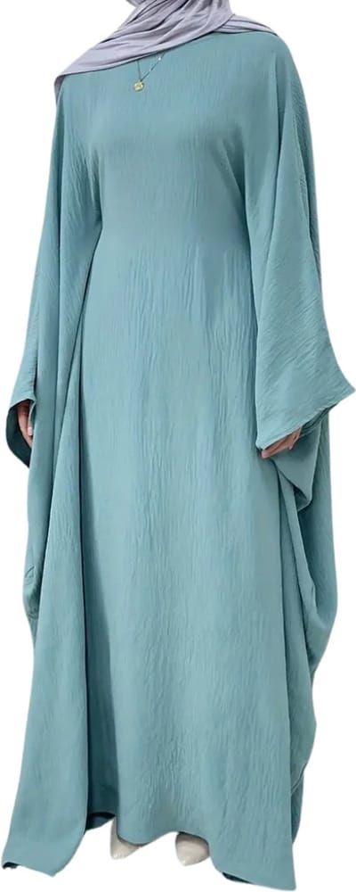 Bovista Islamitische Kleding - Djellaba Dames - Moslim Kleding - Arabisch Dames Kaftan - Alhamdulillah - Groen