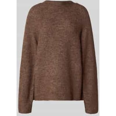 Relaxed fit gebreide pullover van wolmix, model 'SIA'