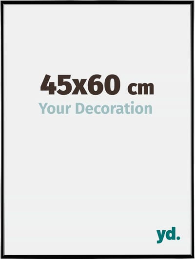 Your Decoration - Fotolijst 45x60 cm - Kunststof - Zwart Hoogglans - Evry
